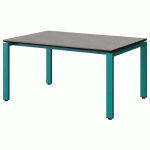 TABLE MALIBU 120X80 T3 SOUDÉ ST BÉTON F186/NOIR BLEU 5018