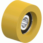 BLICKLE - GALET GUIDE Ø 40MM BANDAGE POLYURÉTHANE PU 50KG - FTH 40X20/10-9K