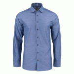 J.HARVEST & FROST PB144 BRUSHED JACQUARD CHEMISE REGULAR FIT HOMMES INDIGO - TAILLE XL