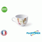 MAXI TASSE 62 CL DIAM 12,4 - 9,1 CM MELAMINE BLANCHE DECOR POP LOISIR