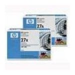 PACK DE 2 TONER HP HAUTE CAPACITÉ  POUR LASERJET  4000/4050...