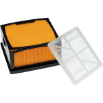 SET DE FILTRES (1X FILTRE EN NYLON, 1X FILTRE MICROFIBRE) COMPATIBLE AVEC HUSQVARNA/PARTNER K 760 MEULEUSE D'ANGLES - VHBW