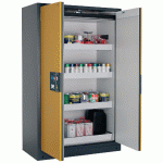 ARMOIRE SÉCURITÉ Q-PEGASUS-90 Q90.195.120.WDAC GRIS/JAUNE - MANUTAN COLLECTIVITÉS