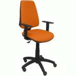 CHAISE ELCHE CP BRAS RÉGLABLE ROUE PARQUET - ORANGE
