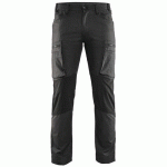 PANTALON DE TRAVAIL SERVICES STRETCH GRIS FONCÉ/NOIR TAILLE 54 - BLAKLADER