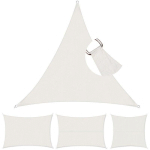 SEKEY - VOILE D'OMBRAGE PES 3×3×3M, BLANC