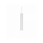 SUSPENSION BLANCHE LOOK 1 AMPOULE LARGEUR 6 CM - BLANC