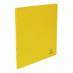 CLASSEUR 2 ANNEAUX 15MM CARTE LUSTRÉE - A4 - JAUNE - LOT DE 10