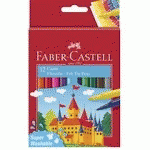 FABER-CASTELL FEUTRE CASTLE, ÉTUI CARTON DE 12 PIÈCES - LOT DE 10