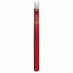 POTELET CENDRIER Ø 76 MM POMMEAU INOX BROSSÉ ZINC ROUGE 3004 - PROCITY
