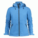 PRINTER KARTING VESTE SOFTSHELL FEMMES BLEU OCÉAN - TAILLE XL