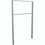 ARCEAU APPUI POUR VÉLOS AVEC BARRE TRANSVERSALE - 750MM - SCHAKE