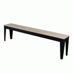 BANC - FRÉQUENT - BOIS - NOIR