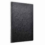 CAHIER RELIURE INTÉGRALE AGE BAG A4 100 PAGES LIGNÉ + MARGE - NOIR - LOT DE 5