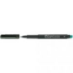 FABER CASTELL FEUTRE MULTIMARK POUR ÉCRITURE SUR CD/DV, POINTE SUPER FINE, ENCRE NOIRE PERMANENTE