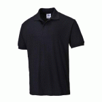 LOT DE 3 - PORTWEST B210 POLO NAPLES NOIR - TAILLE XXXL