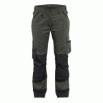 PANTALON DE TRAVAIL PAYSAGISTE FEMME VERT ARMÉE/NOIR TAILLE 38 - BLAKLADER