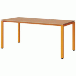 TABLE MALIBU 180X80 T6 SOUDÉ ST ALAISÉ ORAN U340/ORANGE 1028