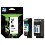 HP CARTOUCHE JET D'ENCRE PACK N° 45 + 78 SA308AE