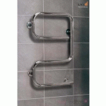 RADIATEUR SÈCHE-SERVIETTES ÉLECTRIQUE 55W VERTICAL CHROMÉ ATHENA E - FINIMETAL 3761551