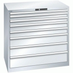 ARMOIRE 8 TIROIRS SÉRIE 78.293-CAPACITÉ 75KG-GRIS - LISTA