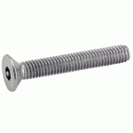 VIS À MÉTAUX TÊTE FRAISÉE HEXAGONALE CREUSE INVIOLABLE A2 DIN 7991 8X50 BOÎTE DE 50 - ACTON - 628018X50