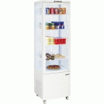 CASSELIN - VITRINE RÉFRIGÉRÉE POSITIVE 235L BLANCHE