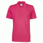 COTTOVER POLO MANCHES COURTES HOMME - CERTIFIÉ GOTS CERISE - TAILLE XXXL