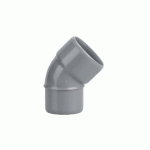 COUDE PVC MÂLE FEMELLE 45° D80 - WAVIN - 3026046