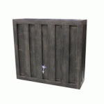 CUVE À EAU DÉCORATIVE ET MURALE RECTANGULAIRE 300 L