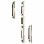 JEU DE GÂCHE 16MM POUR SERRURE 10500 BRILLANT DROITE - VACHETTE - 16704000