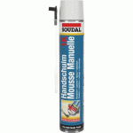 MOUSSE POLYURÉTHANE EXPANSIVE EN AÉROSOL 750 ML SOUDAFOAM 1K - PAR 12 SOUDAL