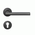 POIGNÉES DE PORTE SUR ROSACES RONDES AFFLEURANTES SÉRIE EPL 54 MONTANA - CLÉ I KARCHER DESIGN