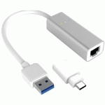 ADAPTATEUR USB 3.1 MÉTAL GIGABIT ET CONVERTISSEUR USB TYPE-C - CUC