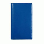 AGENDA MODERNE - AGENDA - 2026 - INT 2001 - HEBDOPLAN - SEMAINIER HORIZONTAL - MULTILINGUE - GLOSSY - BLEU - 12 MOIS DE JANV À DÉC. - 8,7X15,3 CM - CROÛTE DE CUIR- TRANCHE DORÉE