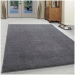 ALLOTAPIS - TAPIS UNI À COURTES MÈCHES POUR SALON RUSH GRIS CLAIR 160X230 - GRIS CLAIR