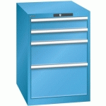 ARMOIRE BLEU CLAIR 564X725X800 AVEC 4 TIR. 75KG _ 14.371.010 - LISTA