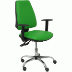 CHAISE DE BUREAU ELCHE S 24 HORAS SIMILICUIR VERT - PIQUERAS Y CRESPO