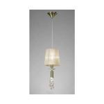 MANTRA - SUSPENSIONS TIFFANY LAITON ANTIQUE 1X20W - JAUNE