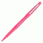 LOT DE 2 - STYLO FEUTRE PAPER MATE FLAIR À CAPUCHON POINTE 1 MM - ÉCRITURE MOYENNE ROSE
