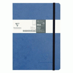 LOT DE 5 - MY.ESSENTIAL AGE BAG CARNET BROCHURE COUSU DOS CARRÉ À PAGES NUMÉROTÉES A5 192 PAGES DOT PAPIER IVOIRE 90G - BLEU