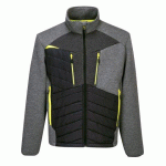 PORTWEST DX471 VESTE BAFFLE HYBRIDE DX4 GRIS MÉTAL - TAILLE L