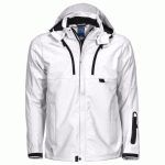 PROJOB 3406 VESTE PRIO SOFTSHELL CAPUCHE BLANC - TAILLE XXXL