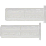 2X CARTOUCHE ANTICALCAIRE COMPATIBLE AVEC NILFISK C 110.7-5 X-TRA, C 120.7-6 PC, C 135.1-8 PCAD NETTOYEUR VAPEUR AVEC RACCORD D'EAU 3/4, BLANC - VHBW