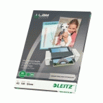 POCHETTES DE PLASTIFICATION LEITZ ILAM A3 2 X 80 Μ BRILLANTES - BOITE DE 100