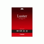 CANON PAPIER PHOTO PROFESSIONNEL LUSTRÉ LU-101 A4 - 20 FEUILLES