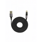 CABLE USB-A MALE PIVOTABLE , USB-C MALE LONGUEUR 1.20M DY-TU4671 POUR SMARTPHONE - NC