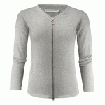 JAMES HARVEST ASHLAND CARDIGAN FEMMES GRIS MÉLANGE - TAILLE XL