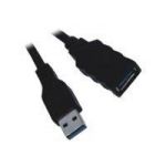 MCL SAMAR - RALLONGE DE CÂBLE USB - USB TYPE A POUR USB TYPE A - 3 M