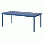 TABLE MALIBU 160X80 T3 4P STRA ABS BLEU U525/BLEU 5005